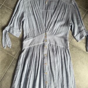 Free People Light Blue Maxi Dress